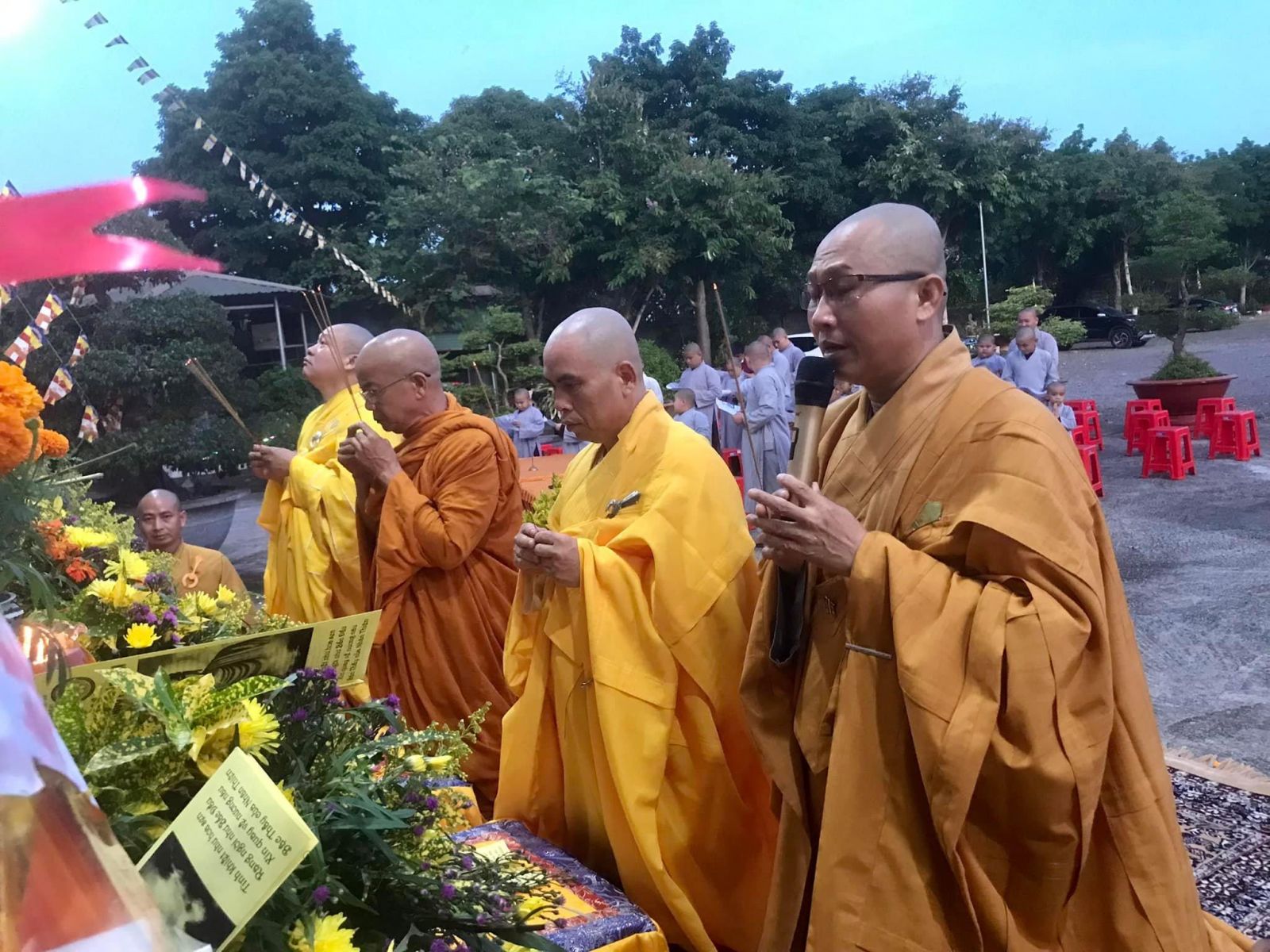 Chùa Hộ Pháp (xã Tóc Tiên) tổ chức lễ Phật đản PL.2566-DL.2022