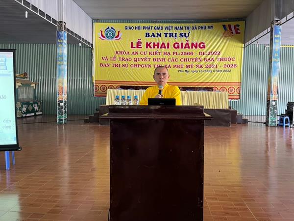 TT. Thích Nhuận Nghĩa: Triển khai chuyên đề Hiến chương Giáo hội Phật giáo Việt Nam