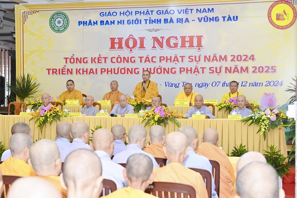 Phân ban Ni giới tỉnh: Hội nghị tổng kết công tác Phật sự năm 2024 – Trình dự thảo phương hướng hoạt động năm 2025