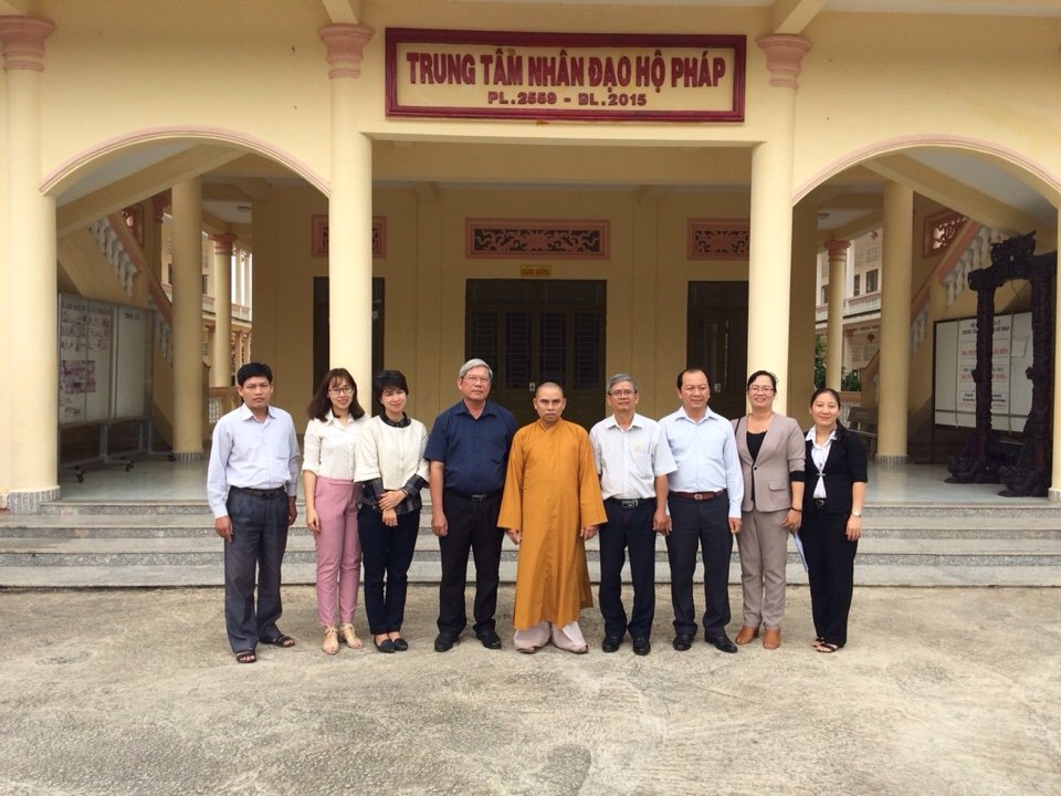 Ủy ban Mặt trận Tổ quốc Việt Nam tỉnh BR-VT thăm Trung Tâm Nhân Đạo Hộ Pháp nhân dịp tết Mậu Tuất