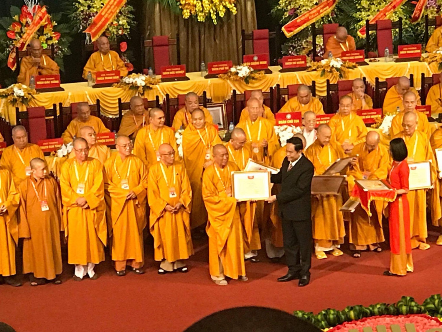 Ban Trị Sự GHPGVN tỉnh Bà Rịa Vũng Tàu dự Đại Hội Phật giáo Toàn quốc lần VIII
