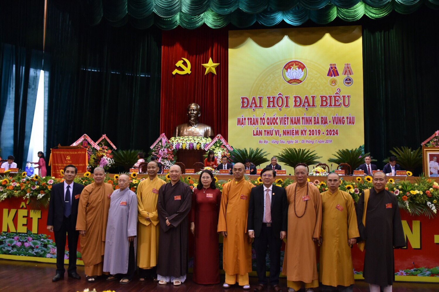 Ban Trị Sự Phật Giáo tỉnh tham dự Đại hội MTTQVN tỉnh lần thứ VI, nhiệm kỳ 2019-2024