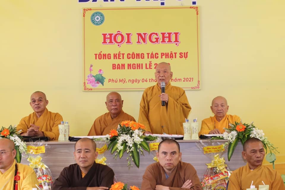 Đại Đức Thích Nhuận Nghĩa:Tham dự Hội nghị Tổng kết công tác Phật sự năm 2020 của Ban Nghi Lễ PG tỉnh 