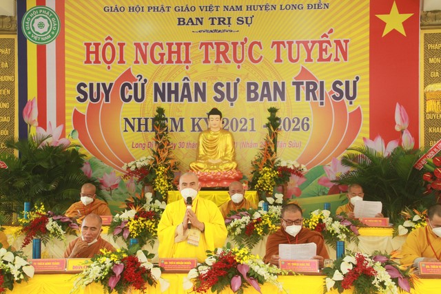 Phật Giáo Long Điền: Trang nghiêm tổ chức Đại hội nhiệm kỳ 2021 - 2026