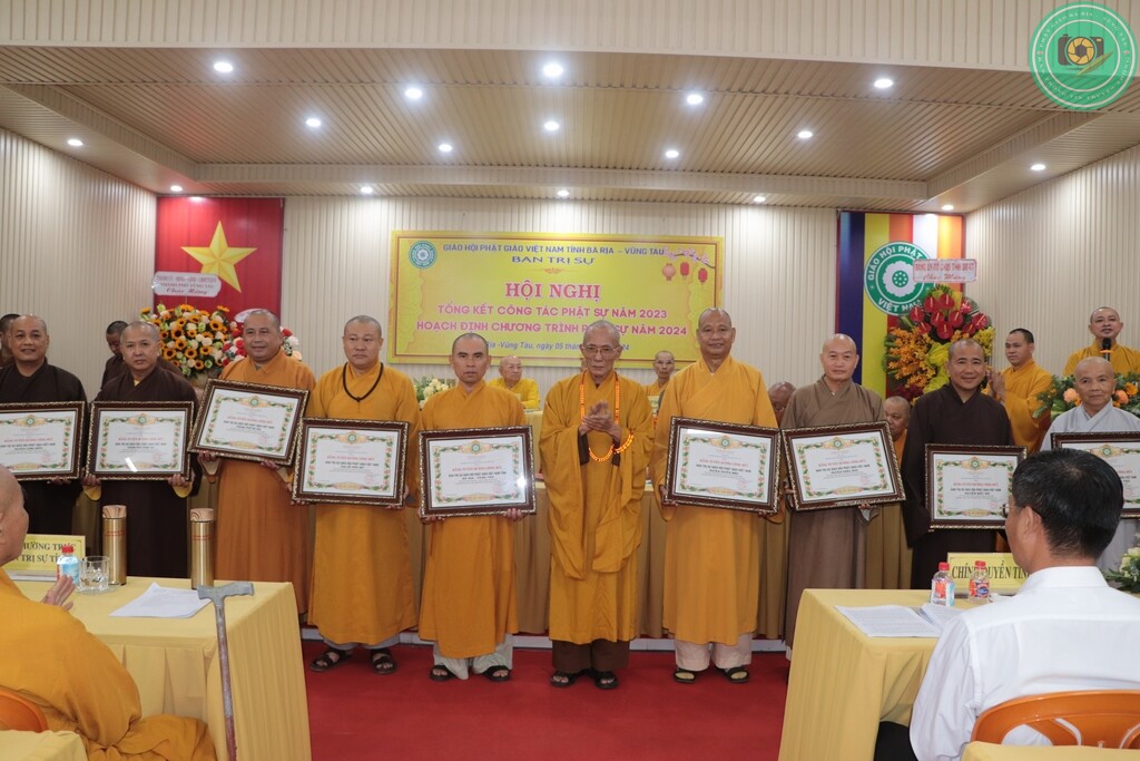 Phật Giáo Tỉnh BR-VT: Hội nghị tổng kết Phật sự năm 2023 và hoạch định chương trình Phật sự năm 2024