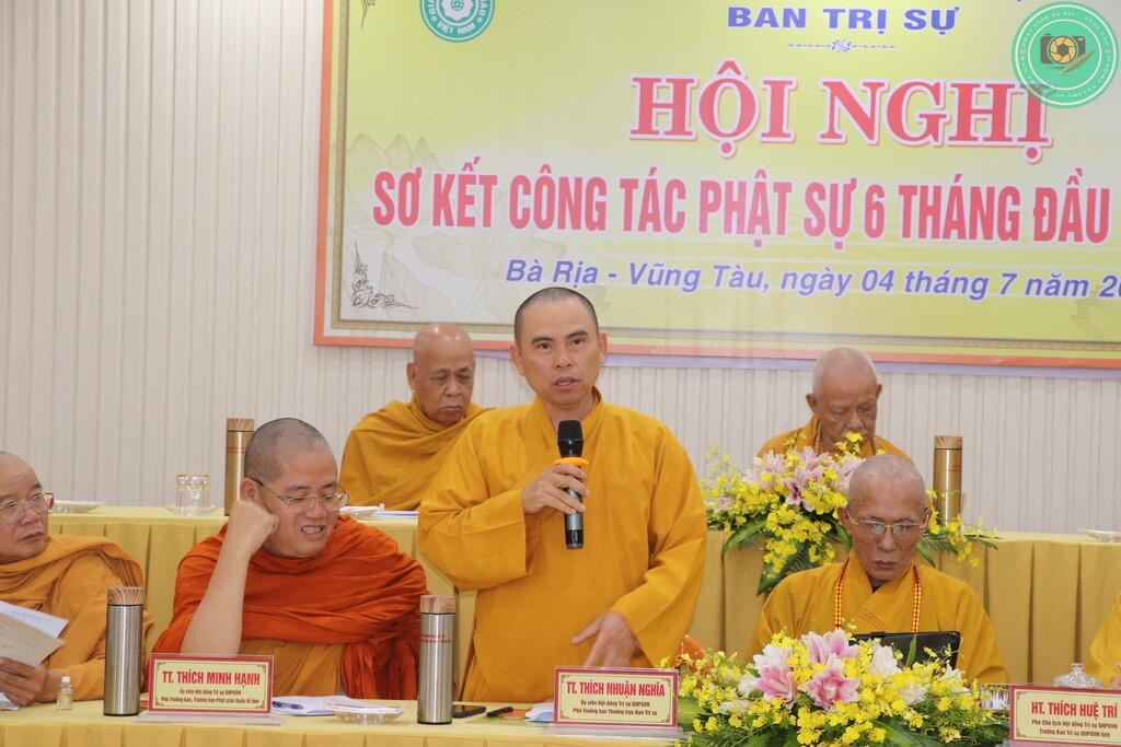 Phật giáo tỉnh BR-VT tổ chức Hội nghị sơ kết công tác Phật sự 6 tháng đầu năm 2023