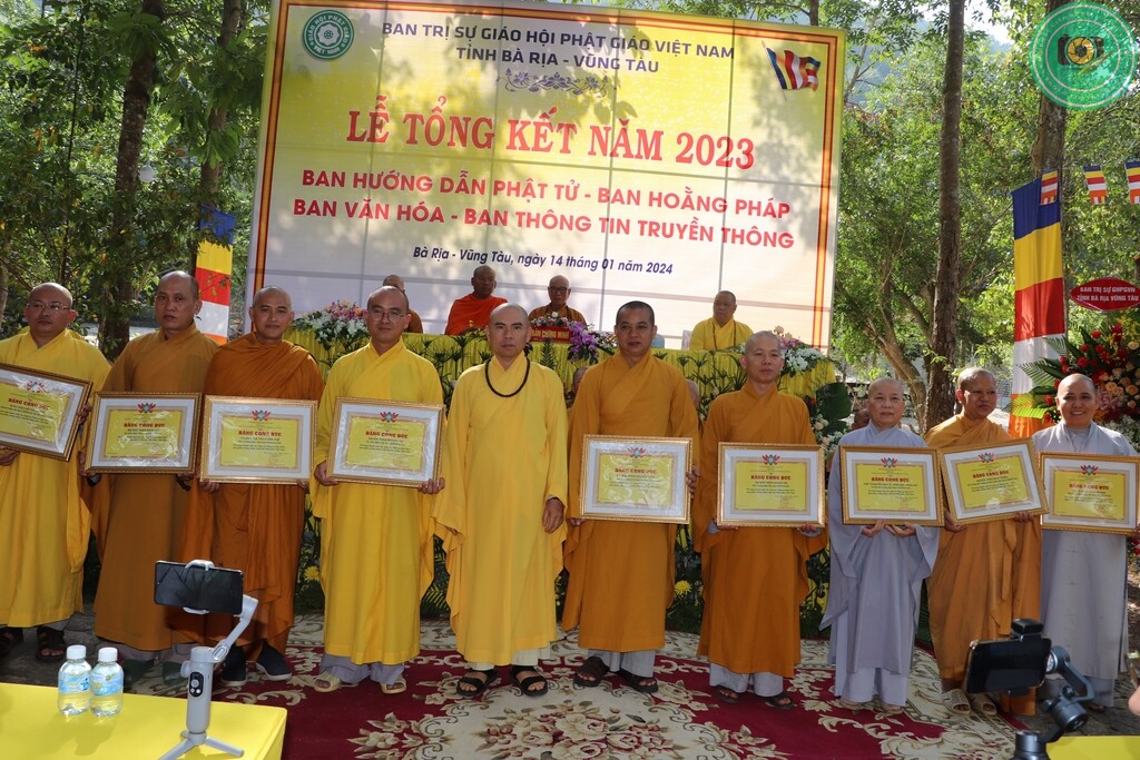Lễ tổng kết hoạt động Phật sự năm 2023 các chuyên ban: Hoằng pháp – Văn hoá – Hướng dẫn Phật tử – Thông tin Truyền thông