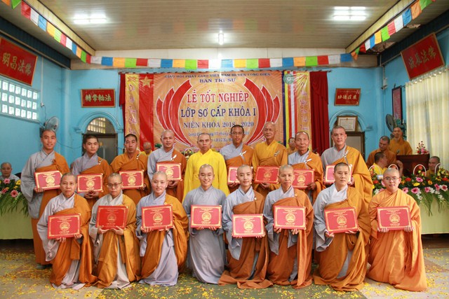 Phật Giáo Long Điền: Lễ tốt nghiệp Lớp Sơ cấp Phật học Khoá I (2018-2019)
