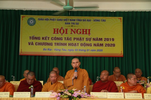 Phật Giáo BR-VT: Hội Nghị Tổng Kết Phật Sự năm 2019 - Chương Trình Hoạt Động Phật Sự năm 2020