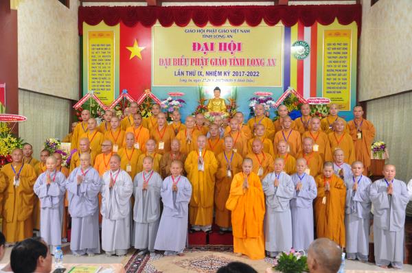 Long An: Đại hội Đại biểu Phật giáo lần thứ IX nhiệm kỳ 2017 - 2022