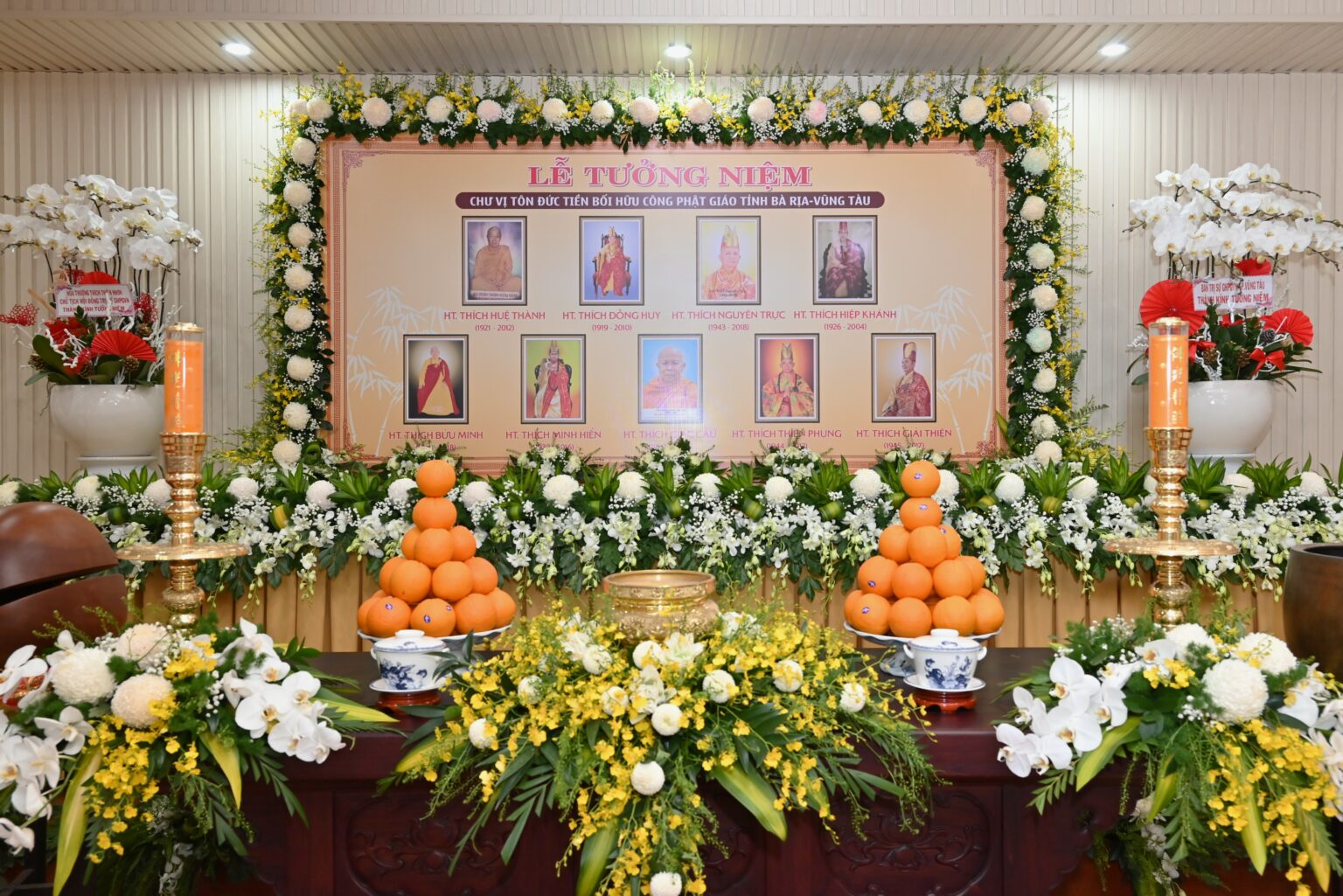 Lễ Tưởng Niệm Giác Linh Chư Tôn Đức Hữu công Ban Trị Sự GHPGVN Tỉnh Bà Rịa – Vũng Tàu (1992 – 2022)