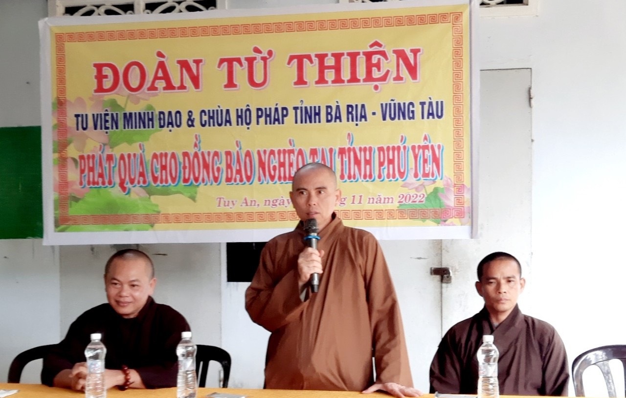 BR-VT: Hoạt động từ thiện của chùa Hộ Pháp và tu viện Minh Đạo tại Phú Yên