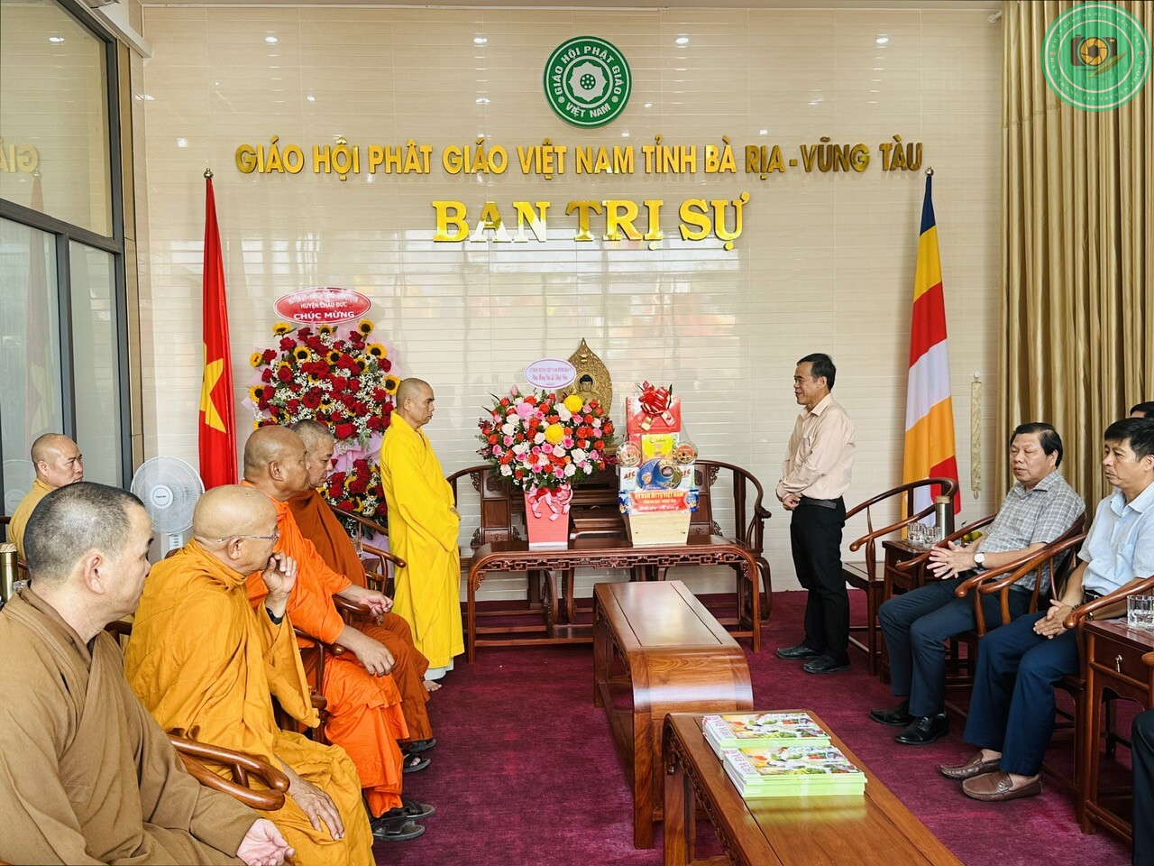 Uỷ ban MTTQVN tỉnh thăm và chúc mừng Phật đản Ban Trị sự GHPGVN tỉnh BR-VT
